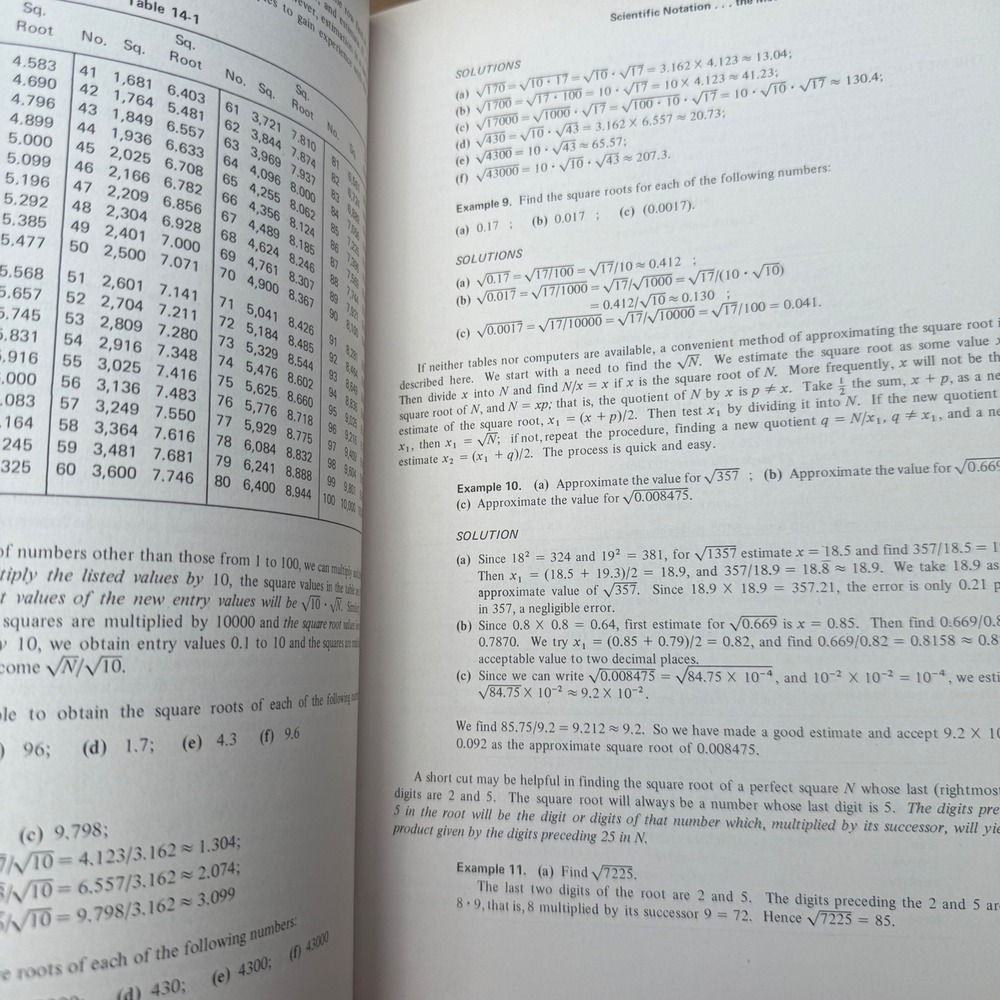 Basic Mathematics Review Textbook Arithmetic Algebra Workbook Third Ed - Picture 8 of 9